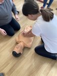 Občanská výchova 6B - procvičování první pomoci