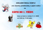 Zápis do 1. třídy